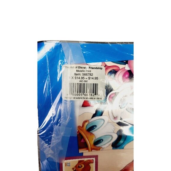 Disney Friendship Character US Postal Service Stamp Advertisement Metallic Print - Picture 8 of 8